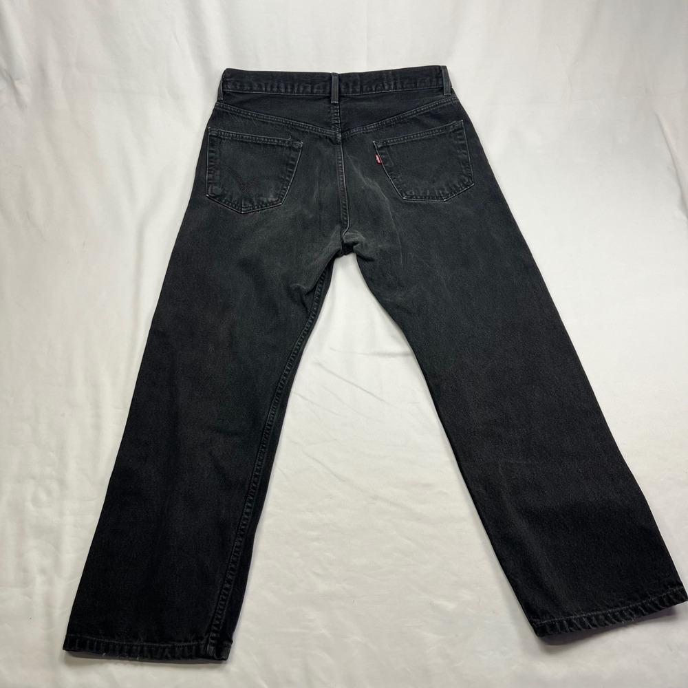 Vintage Levi's 505 Regular Fit Jeans‎ Black Denim Straight Leg - Picture 8 of 8